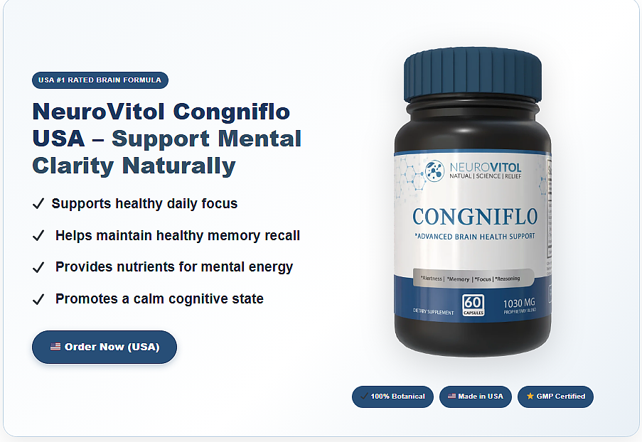 NeuroVitol Congniflo Capsules — Advanced Brain Health Support Formula